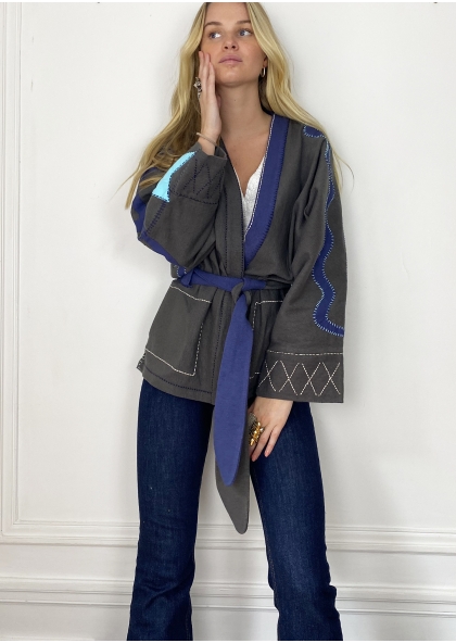 Kimono Stars Bleu 2