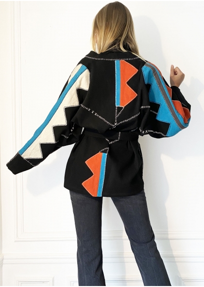 Kimono Graphik azteque