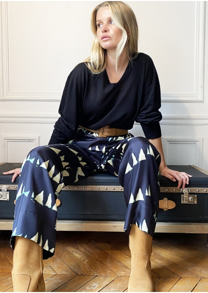 Pantalon en soie - Raw