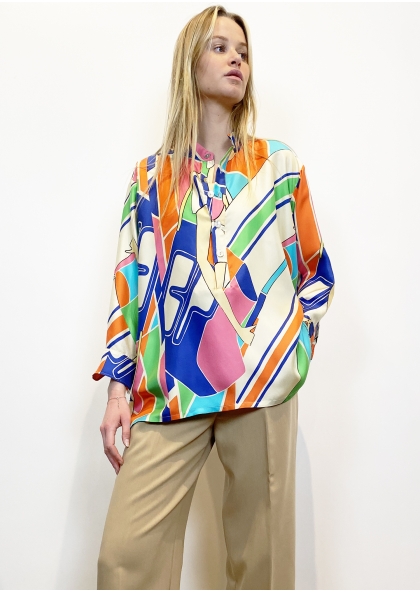 Chemise mao en soie - SURF...