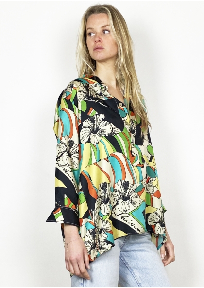 Chemise mao en soie - BLISS 2