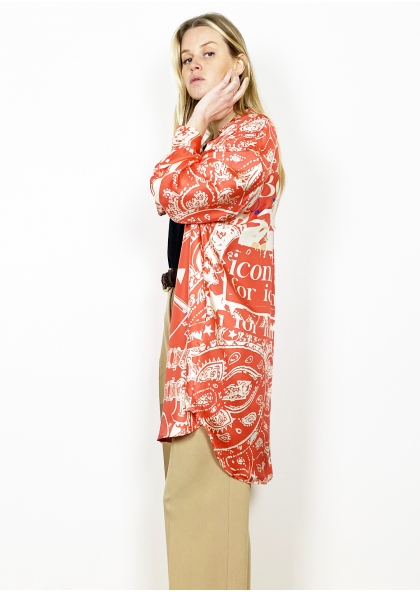 Chemise blouse en soie -... 2