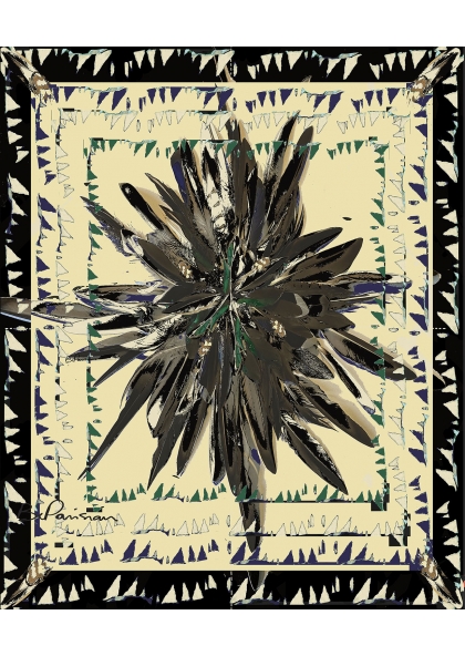 Écharpe PLUMES IVOIRE 2