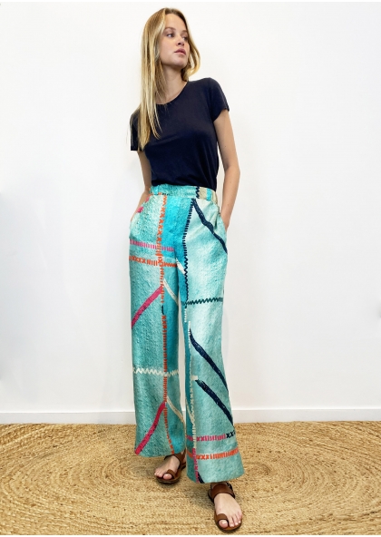 Pantalon en soie - CANVAS...