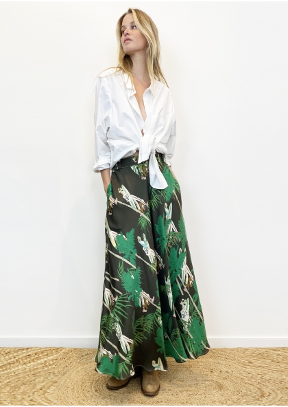 Jupe en soie - SURF CARBONE 2