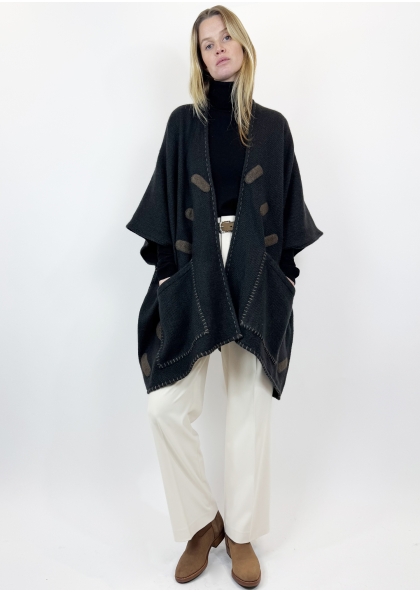 Long carbon cardigan