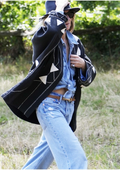 Kimono Azteque noir 2