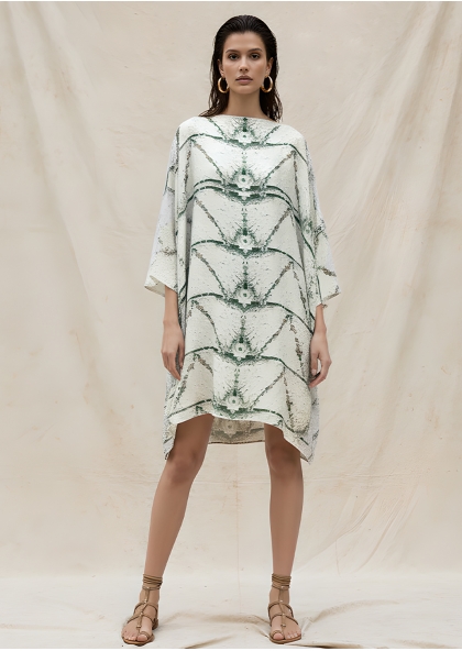 Silk short dress - Sillons