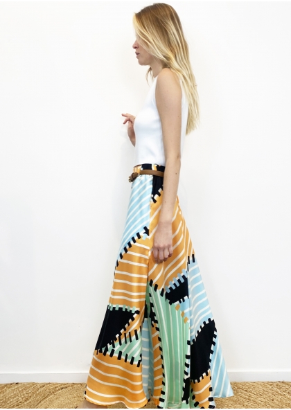 Jupe en soie - JACQUARD 2