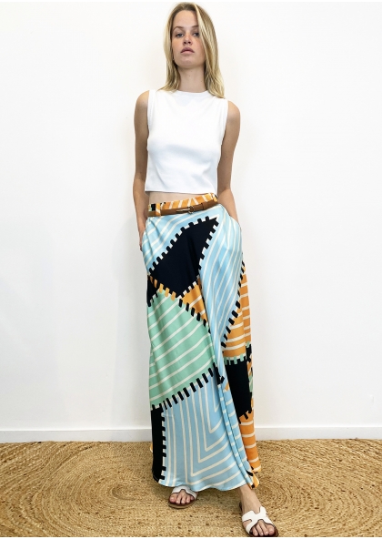 Jupe en soie - JACQUARD