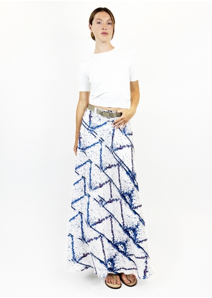 Jupe en soie - SILLONS