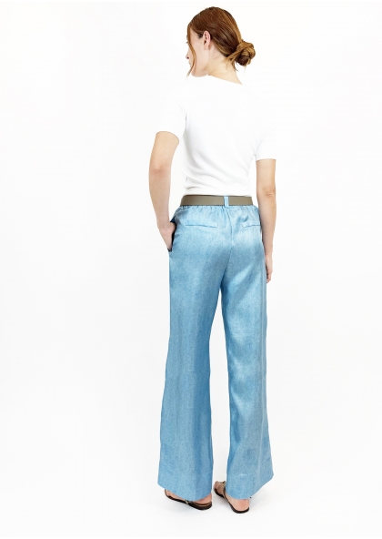 Pantalon en soie - Blue Denim 2