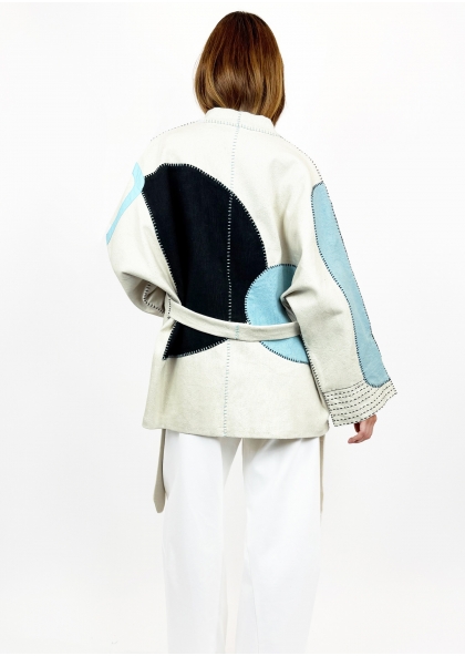 Kimono stone blue sky 2