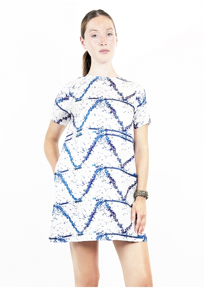 Robe Romy courte Sillons