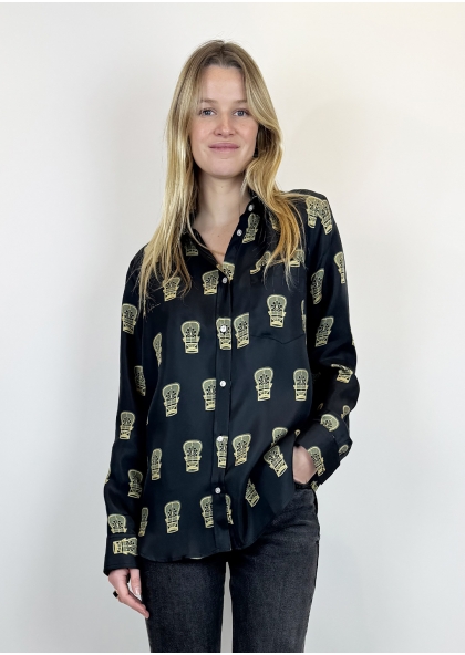 Chemise - Emmanuelle noir 2