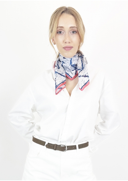 Bandana en soie SILLONS