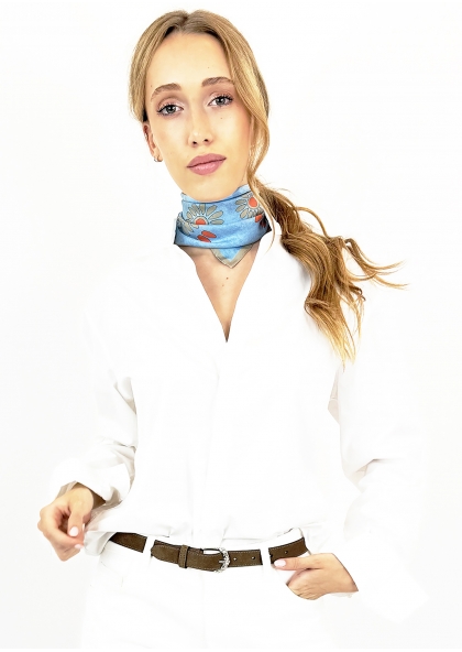 Bandana 70 FLOWER DENIM