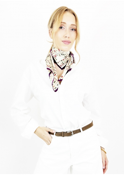 Bandana en soie LACET NOMADE