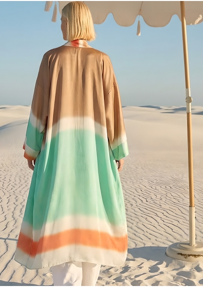 Kimono en soie Brumes d'été