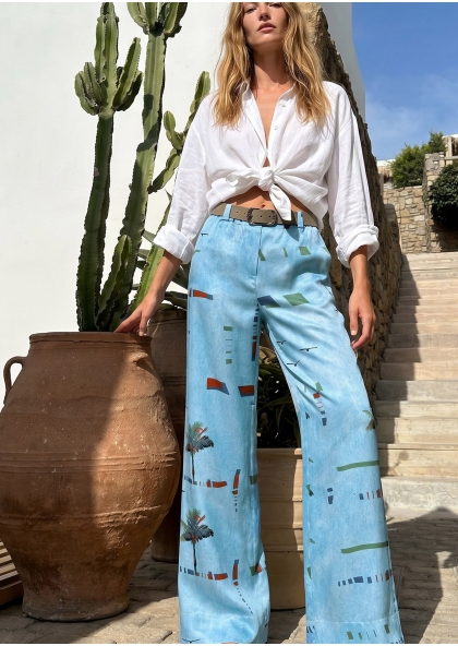 Pantalon en soie - Show...