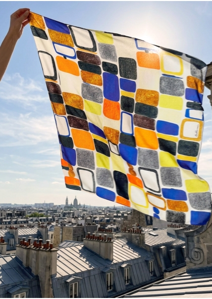 Carré PERLE NOYER 90 & 70 2