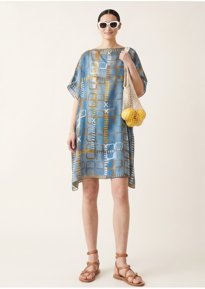 Short Dress MONOGRAM DENIM