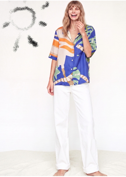 Chemise en soie - MANRIQUE