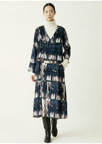 Robe longue en soie - CITY... 2