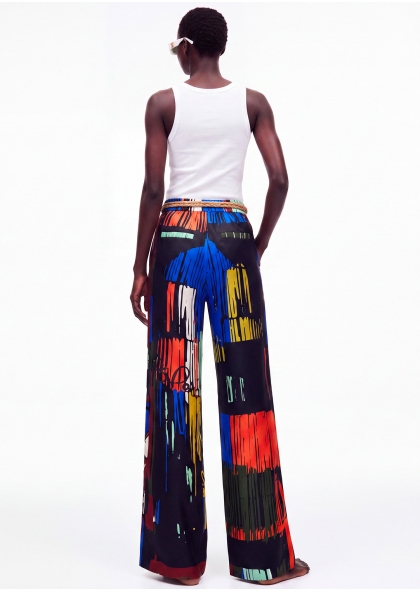 Pantalon en soie - BLACK ARTY 2