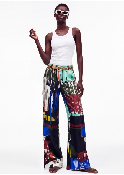 Pantalon en soie - BLACK ARTY