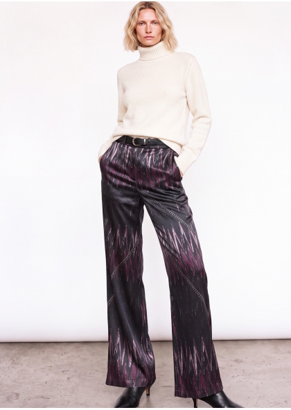 Pantalon en soie - PLUMASSIER