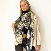 New design for Fall #endlesssummer #fw22 #beparisian #anneesfolles 

Nouvelle collection de foulards en modal & cachemire pour faire le plein d’émotions et de rêves ! 
Ne plus appréhender son foulard comme un simple accessoire, c’est une pièce incontournable et forte de son vestiaire.

#design : Années folles 
#stylist : @emmalegavre 
#model : @zoetoma & Alceste 
#belt : @vaincourt_paris 

- - -

New collection of modal & cashmere scarves to fill up with emotions and dreams! No longer apprehend your scarf as a simple accessory, it is an essential and strong piece of your wardrobe.

#newcollection #scarves #iconic #artwork #cachemire #cashmere #modal #arty #chic #rock #cheche #parisianstyle #etole #foulard #createurfrancais